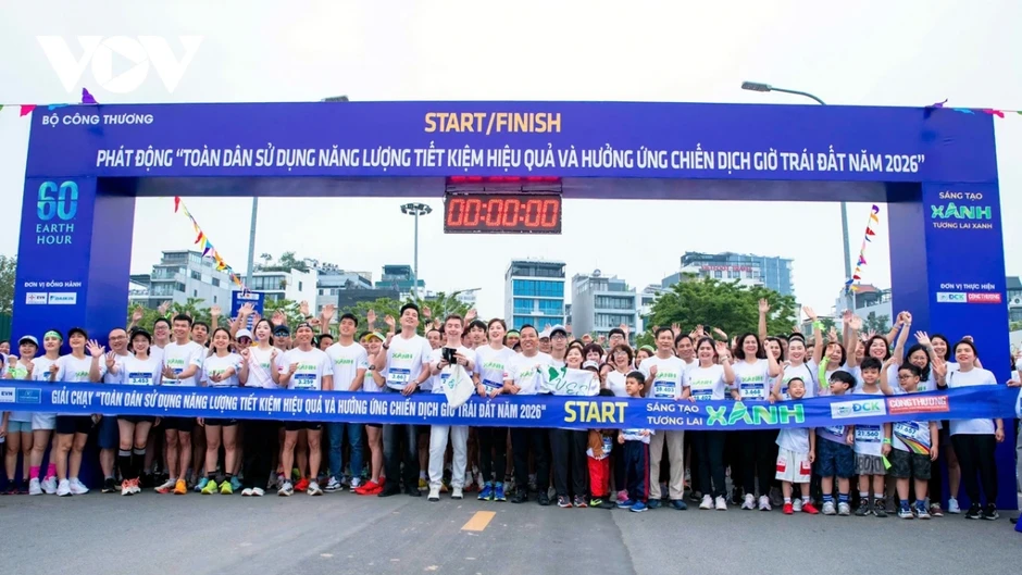 Hơn 2.000 người tham gia Giải chạy hưởng ứng Chiến dịch Giờ Trái đất năm 2026 Hơn 2.000 người tham gia Giải chạy hưởng ứng Chiến dịch Giờ Trái đất năm 2026