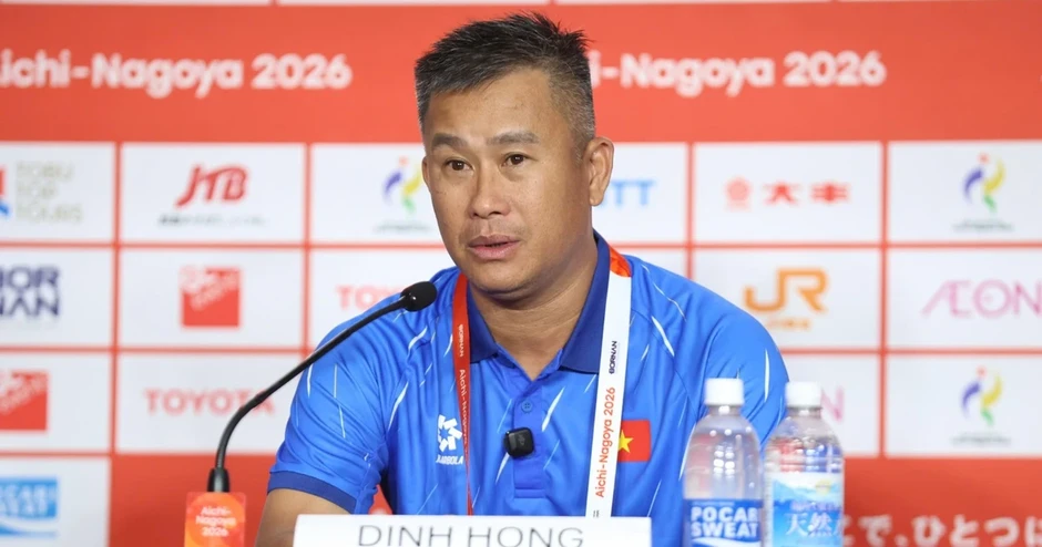 Huấn luyện viên Đinh Hồng Vinh: Asian Games 2026 giúp U23 Việt Nam trưởng thành hơn
