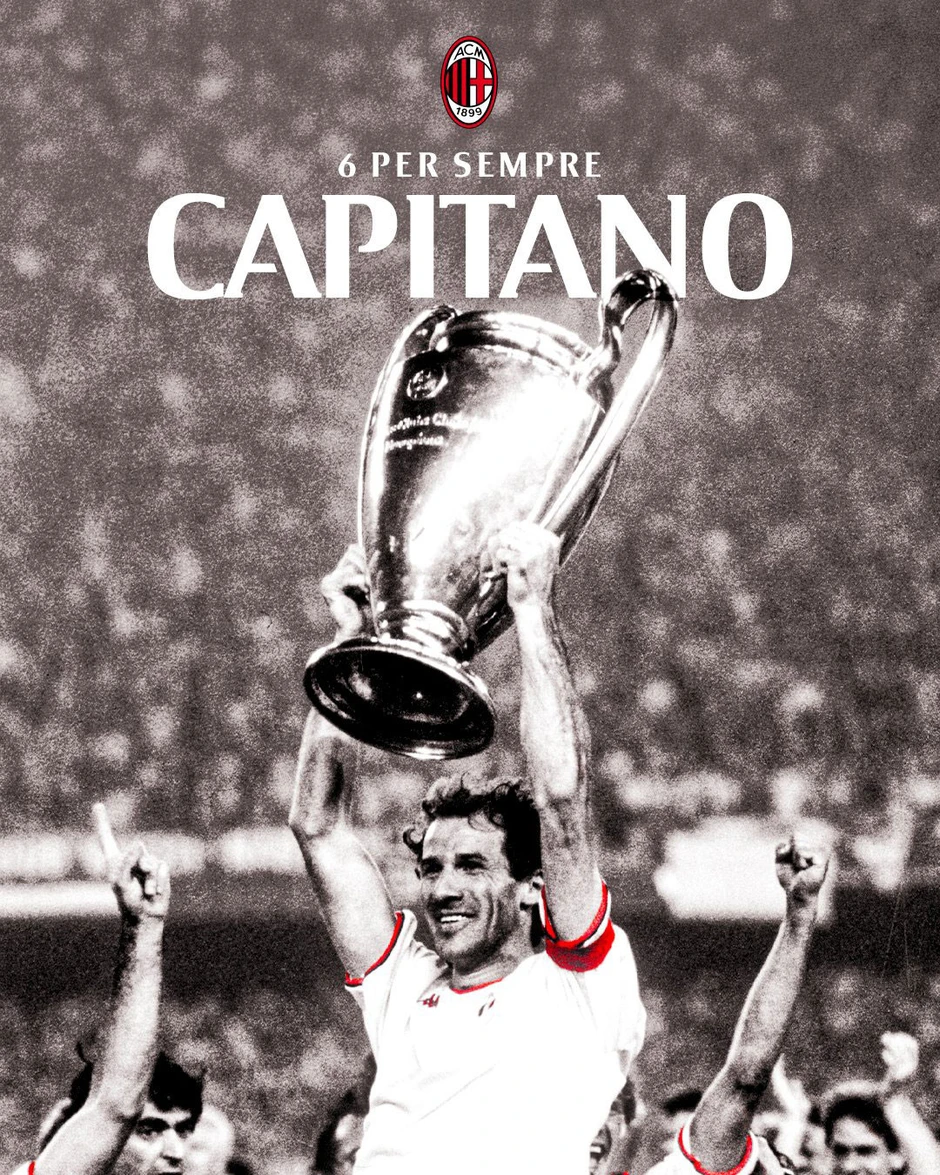 Huyền thoại AC Milan, Franco Baresi qua đời ở tuổi 66 Huyền thoại AC Milan, Franco Baresi qua đời ở tuổi 66