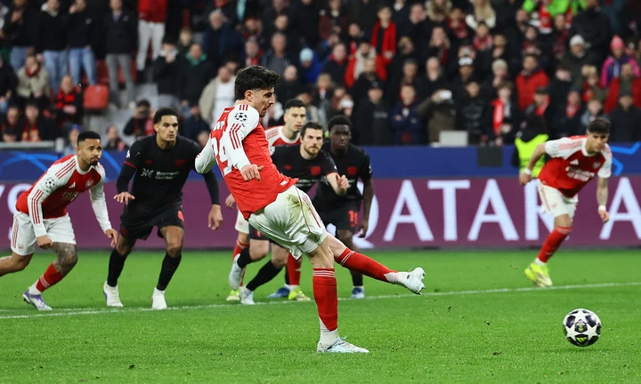 Kết quả Bayer Leverkusen 1-1 Arsenal: Phạt đền tranh cãi, Havertz gỡ hòa Kết quả Bayer Leverkusen 1-1 Arsenal: Phạt đền tranh cãi, Havertz gỡ hòa