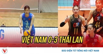 Kết quả bóng chuyền nữ hôm nay 2/8: ĐT Việt Nam thua nhanh ĐT Thái Lan