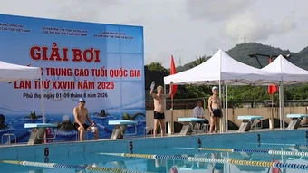 Khai mạc Giải Bơi truyền thống trung, cao tuổi quốc gia lần thứ 28 năm 2026