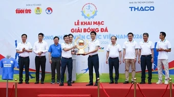 Khai mạc Giải bóng đá công nhân, viên chức Việt Nam 2026