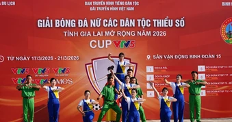 Khai mạc Giải bóng đá nữ các dân tộc thiểu số tỉnh Gia Lai mở rộng năm 2026 - Cúp VTV5