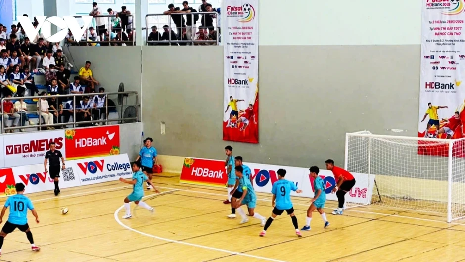 Khai mạc Giải Futsal HDBank Sinh viên khu vực ĐBSCL năm 2026 Khai mạc Giải Futsal HDBank Sinh viên khu vực ĐBSCL năm 2026