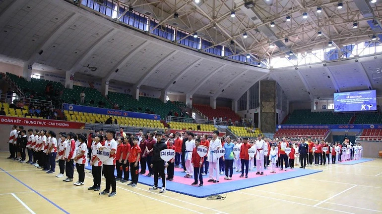 Khai mạc Giải vô địch các câu lạc bộ karate quốc gia khu vực phía bắc