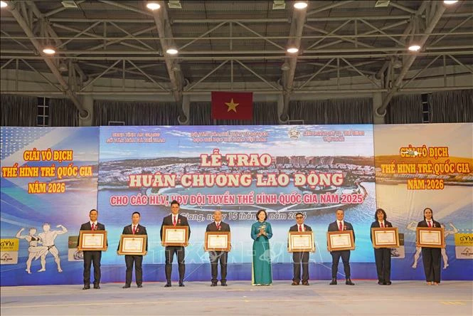 Khai mạc Giải vô địch Thể hình trẻ quốc gia năm 2026 Khai mạc Giải vô địch Thể hình trẻ quốc gia năm 2026