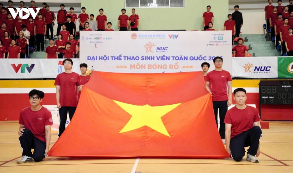Khai mạc Vòng loại khu vực miền Bắc môn Bóng rổ Đại hội Thể thao sinh viên 2026 Khai mạc Vòng loại khu vực miền Bắc môn Bóng rổ Đại hội Thể thao sinh viên 2026