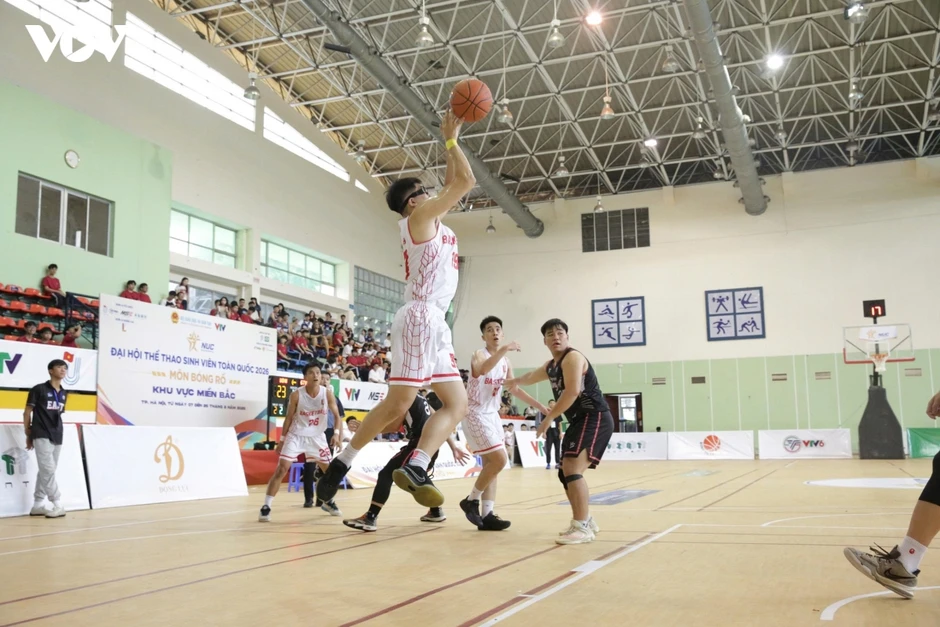 Khai mạc Vòng loại khu vực miền Bắc môn Bóng rổ Đại hội Thể thao sinh viên 2026 Khai mạc Vòng loại khu vực miền Bắc môn Bóng rổ Đại hội Thể thao sinh viên 2026