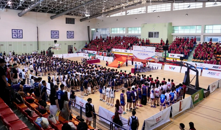 Khai mạc Vòng loại khu vực miền Bắc môn Bóng rổ Đại hội Thể thao sinh viên 2026 Khai mạc Vòng loại khu vực miền Bắc môn Bóng rổ Đại hội Thể thao sinh viên 2026