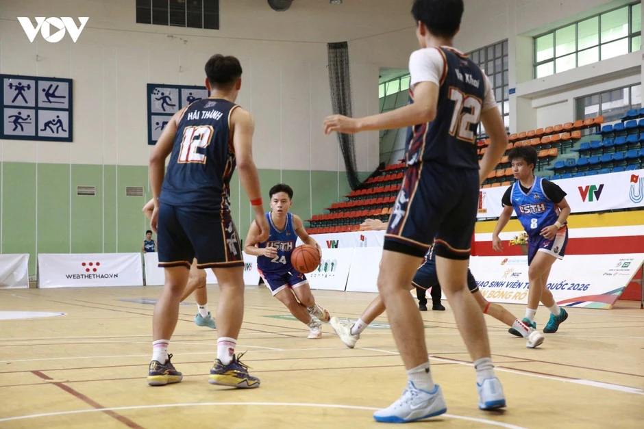 Khai mạc Vòng loại khu vực miền Bắc môn Bóng rổ Đại hội Thể thao sinh viên 2026 Khai mạc Vòng loại khu vực miền Bắc môn Bóng rổ Đại hội Thể thao sinh viên 2026