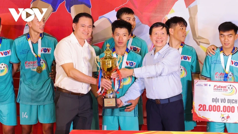 Khép lại mùa giải Futsal HDBank Sinh viên khu vực ĐBSCL 2026 đầy ấn tượng