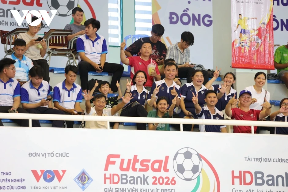 Khép lại mùa giải Futsal HDBank Sinh viên khu vực ĐBSCL 2026 đầy ấn tượng