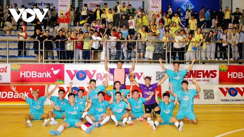 Khép lại mùa giải Futsal HDBank Sinh viên khu vực ĐBSCL 2026 đầy ấn tượng