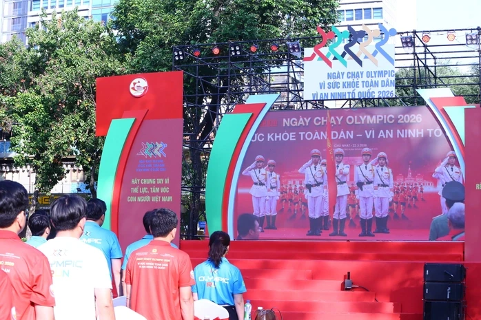 Khoảnh khắc hấp dẫn ở Ngày chạy Olympic vì sức khỏe toàn dân Khoảnh khắc hấp dẫn ở Ngày chạy Olympic vì sức khỏe toàn dân