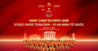 Khởi động Ngày chạy Olympic - Vì sức khỏe toàn dân - Vì an ninh Tổ quốc năm 2026