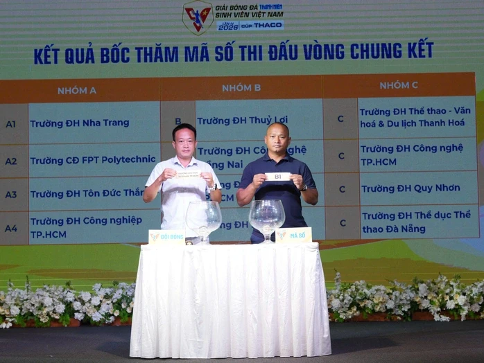 Khởi động vòng chung kết Giải bóng đá Thanh Niên sinh viên Việt Nam