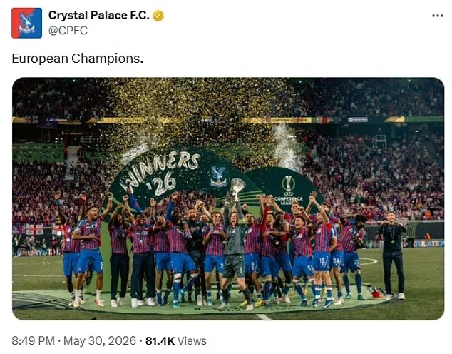 Là lùng Arsenal bị hàng loạt đối thủ chế giễu thậm tệ sau chung kết Champions League Là lùng Arsenal bị hàng loạt đối thủ chế giễu thậm tệ sau chung kết Champions League