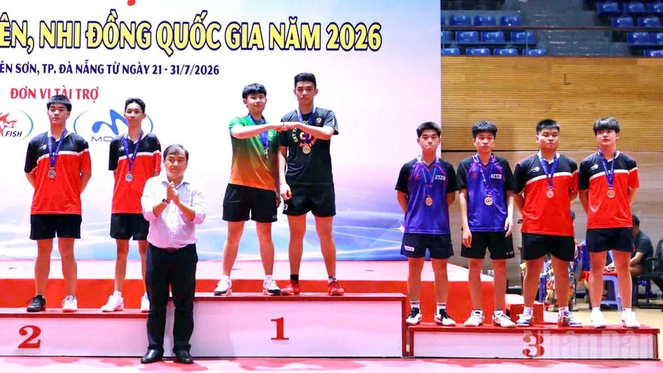 Lâm Đồng đoạt nhiều huy chương tại Giải vô địch bóng bàn trẻ quốc gia năm 2026 Lâm Đồng đoạt nhiều huy chương tại Giải vô địch bóng bàn trẻ quốc gia năm 2026