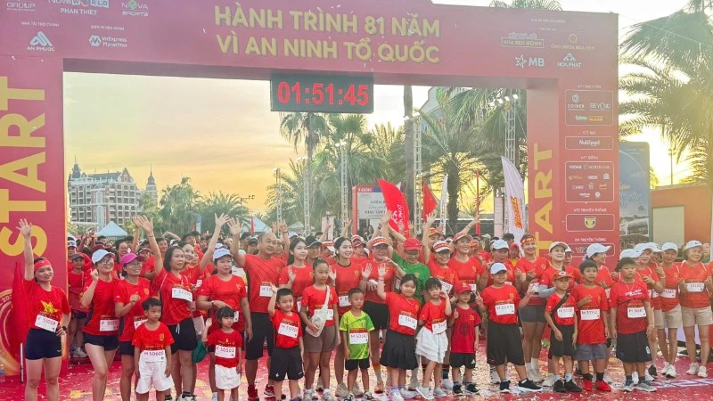 Lâm Đồng: Hơn 5.000 vận động viên tham gia giải chạy “Hành trình 81 năm-Vì An ninh Tổ quốc” Lâm Đồng: Hơn 5.000 vận động viên tham gia giải chạy “Hành trình 81 năm-Vì An ninh Tổ quốc”