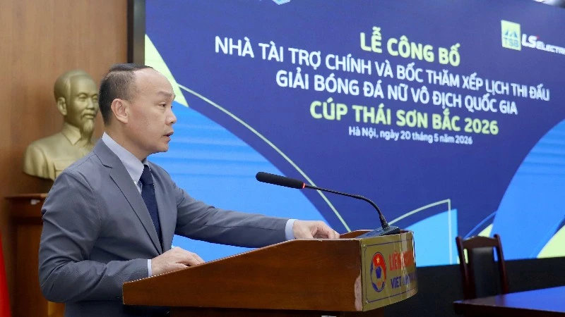 Lễ công bố nhà tài trợ chính và bốc thăm xếp lịch thi đấu Giải Bóng đá nữ Vô địch quốc gia 2026 Lễ công bố nhà tài trợ chính và bốc thăm xếp lịch thi đấu Giải Bóng đá nữ Vô địch quốc gia 2026