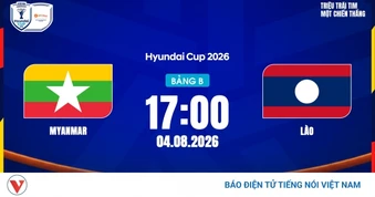 Link xem trực tiếp Myanmar vs Lào vòng bảng ASEAN Cup 2026 hôm nay 4/8