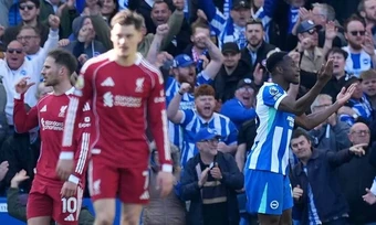 Liverpool thua Brighton, lỡ cơ hội vào top 4 - Báo TinVina