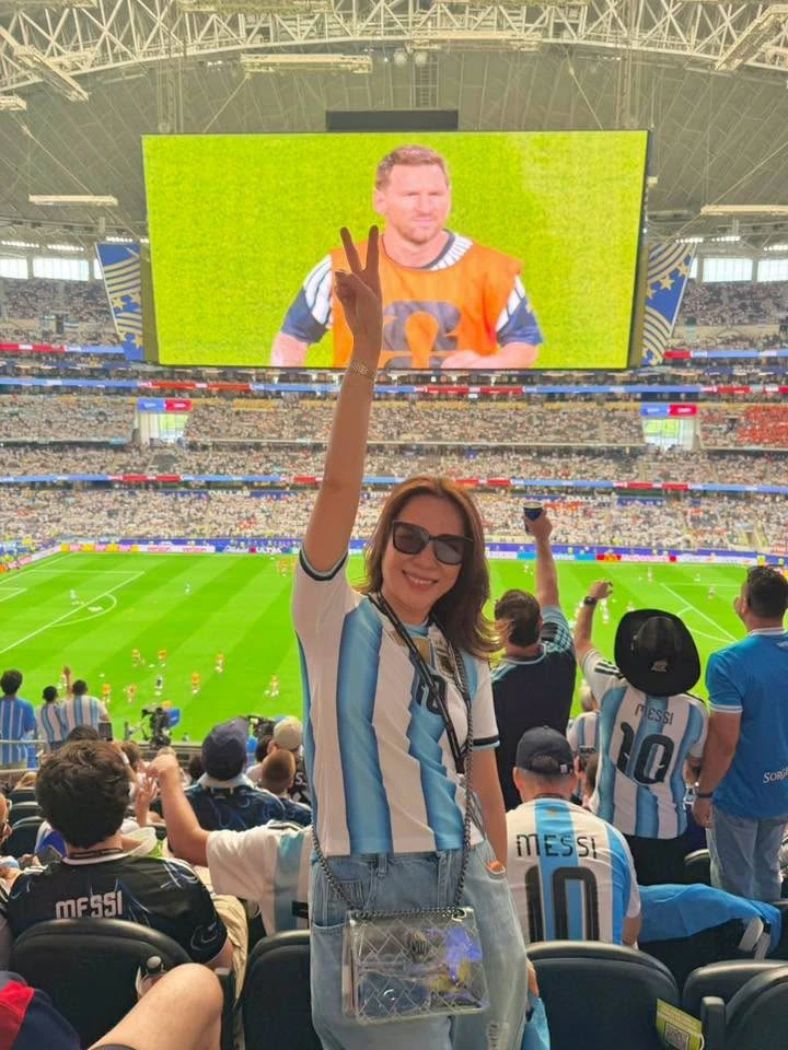 Mỹ Tâm xem trực tiếp Messi lập kỷ lục