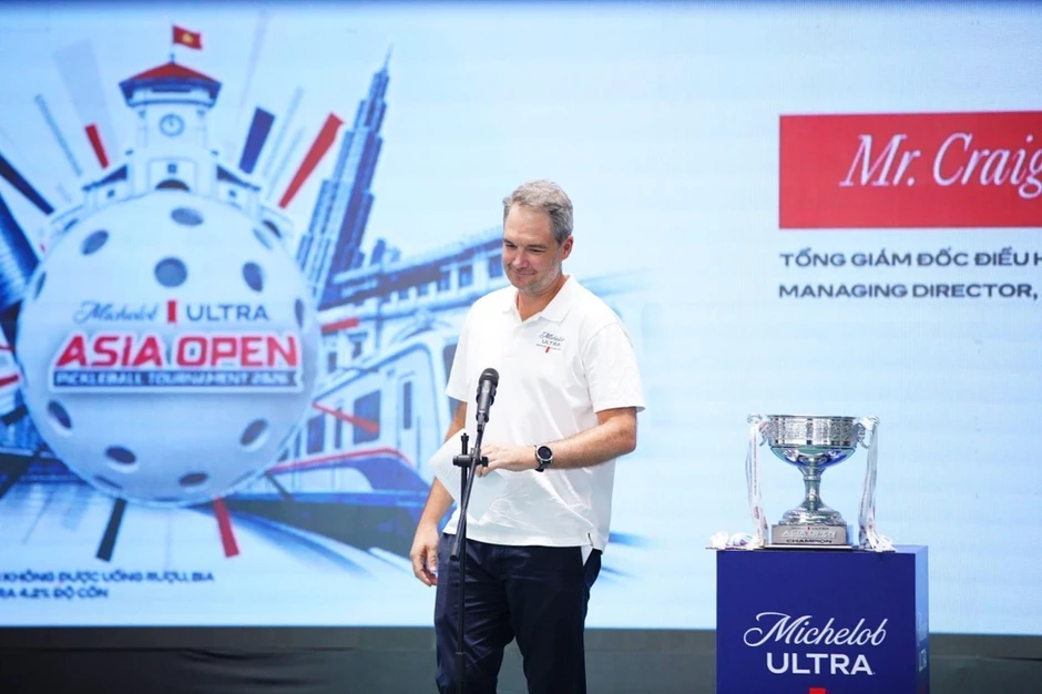 Michelob Ultra đồng hành cùng giải Pickleball châu Á mở rộng 2026 Michelob Ultra đồng hành cùng giải Pickleball châu Á mở rộng 2026
