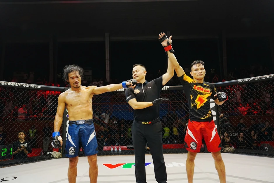 MMA Lion Championship 30: Lê Văn Tuần xuất sắc bảo vệ thành công đai vô địch