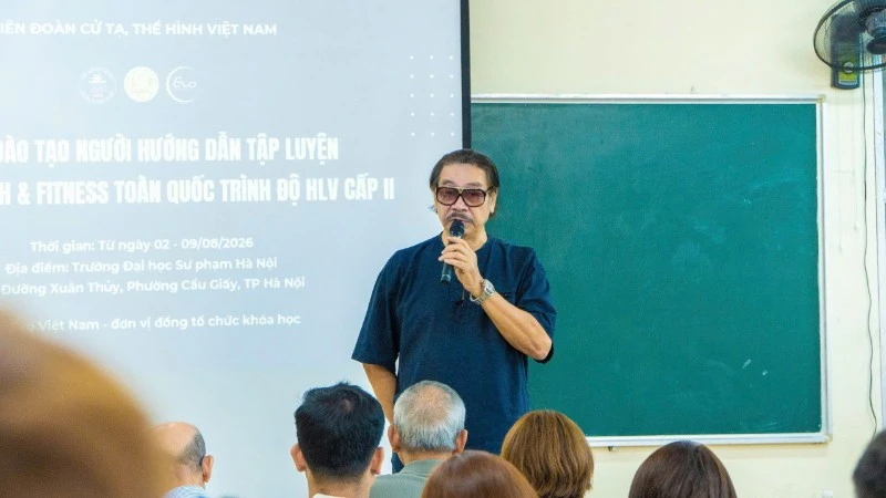 Nâng cao trình độ huấn luyện viên thể hình Việt Nam Nâng cao trình độ huấn luyện viên thể hình Việt Nam