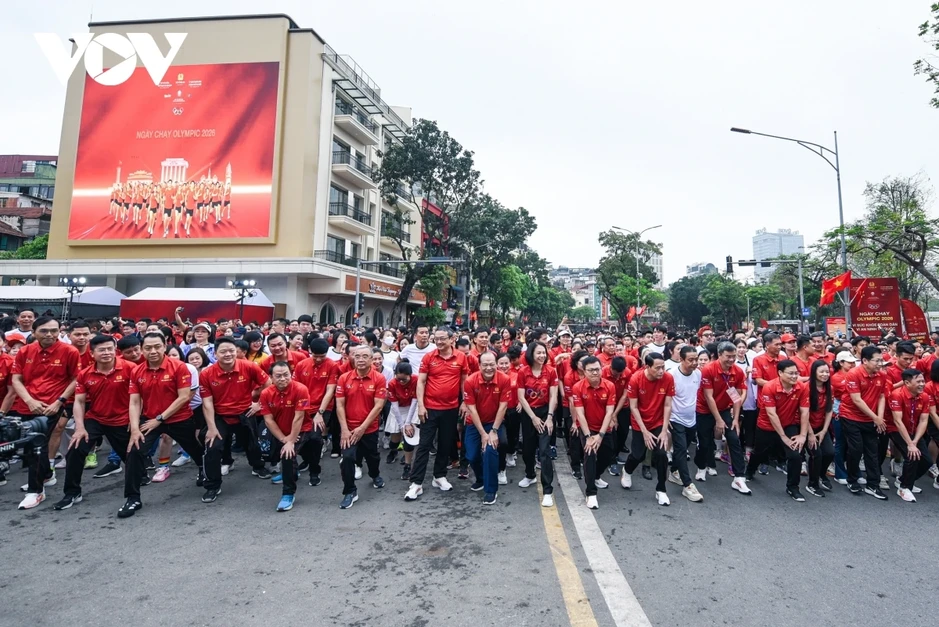 Ngày chạy Olympic được tổ chức với quy mô lớn nhất từ trước tới nay