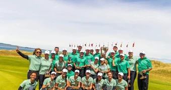 Nguyễn Anh Minh thắng áp đảo trận đấu đơn, cùng tuyển Quốc tế vô địch Arnold Palmer Cup 2026