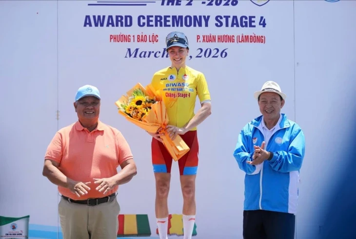 Nguyễn Thị Thật giành áo xanh chung cuộc Biwase Tour of Vietnam Nguyễn Thị Thật giành áo xanh chung cuộc Biwase Tour of Vietnam