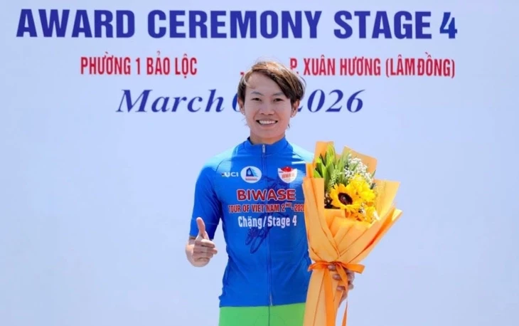 Nguyễn Thị Thật giành áo xanh chung cuộc Biwase Tour of Vietnam Nguyễn Thị Thật giành áo xanh chung cuộc Biwase Tour of Vietnam