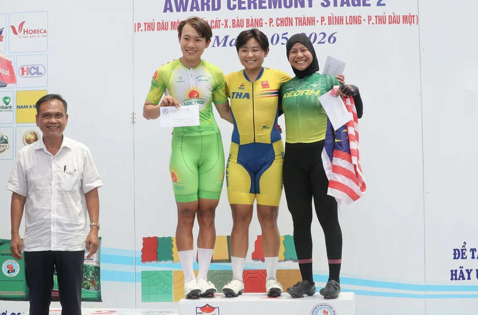 Nguyễn Thị Thật thắng chặng 2 Giải xe đạp Biwase Tour of Vietnam 2026 Nguyễn Thị Thật thắng chặng 2 Giải xe đạp Biwase Tour of Vietnam 2026