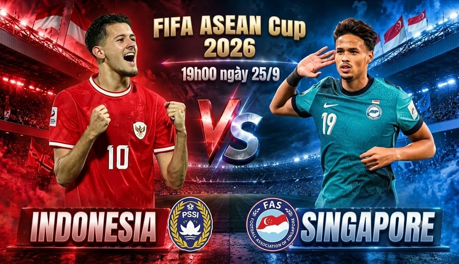 Nhận định FIFA ASEAN Cup Indonesia vs Singapore, 19h00 ngày 25/9: Chủ nhà đòi nợ