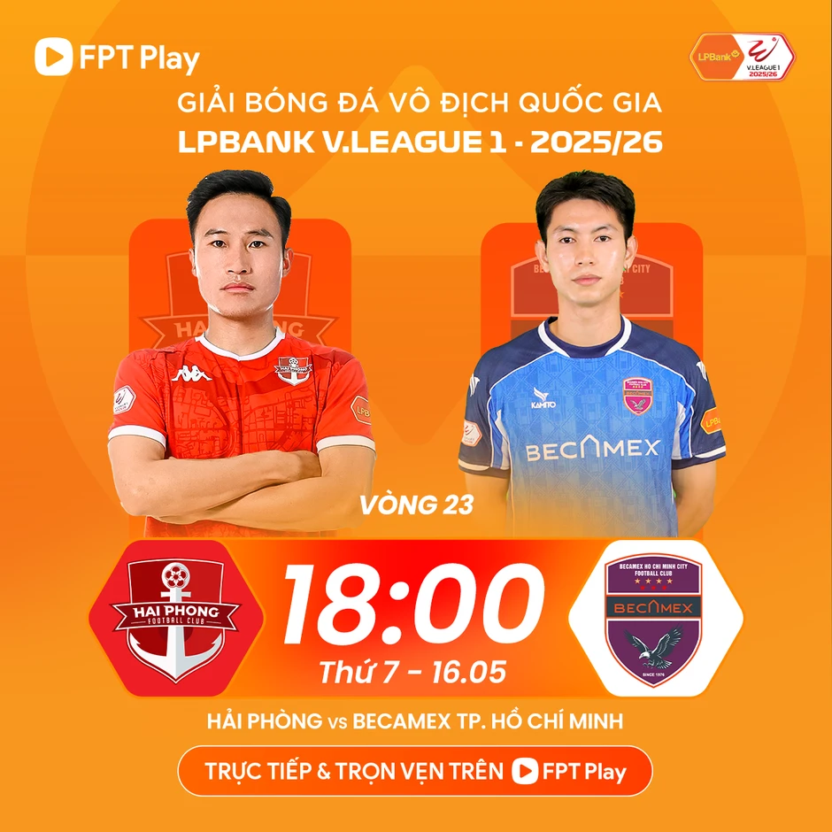 Nhận định Hải Phòng vs Becamex TPHCM, 18h00 ngày 16/5: Hai kẻ cùng khổ gặp nhau