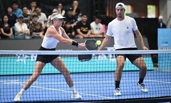 'Nữ hoàng' pickleball vào hai trận chung kết PPA Tour Hà Nội