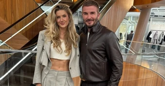 Nữ VĐV gợi cảm nhất thế giới gây sốt khi chụp hình cùng David Beckham