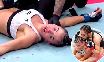 Nữ võ sĩ UFC bị siết cổ 'như đã chết'