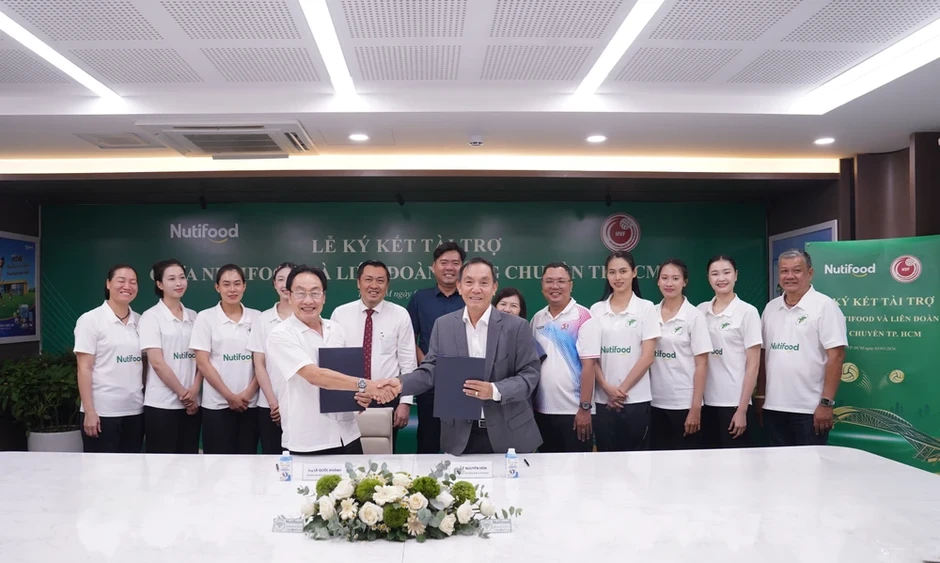 Nutifood tài trợ 9,3 tỉ đồng, tiếp sức cho bóng chuyền nữ TP.HCM