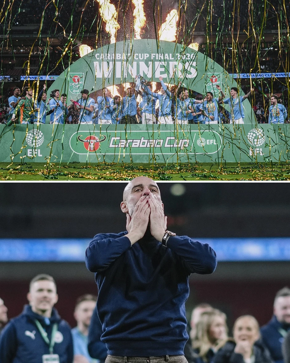 Pep Guardiola ăn mừng cảm xúc bên con gái và dàn sao Man City Pep Guardiola ăn mừng cảm xúc bên con gái và dàn sao Man City