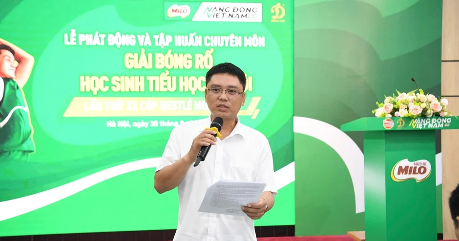 Phát động Giải Bóng rổ học sinh Tiểu học Hà Nội lần thứ 20