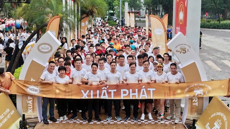 Phát động Giải chạy bộ trực tuyến “75 năm Ngân hàng Việt Nam” Phát động Giải chạy bộ trực tuyến “75 năm Ngân hàng Việt Nam”
