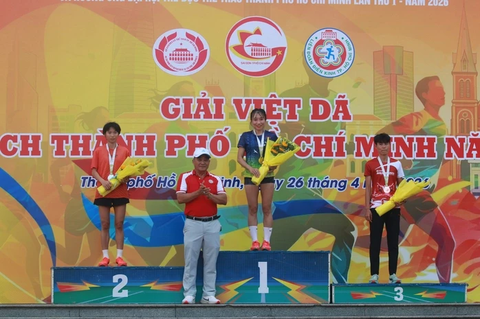 Phường Bà Rịa nhất toàn đoàn Giải Việt dã vô địch TPHCM 2026