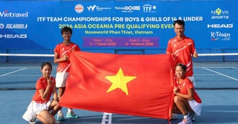 Quần vợt Việt Nam tạo chiến tích ở giải châu Á