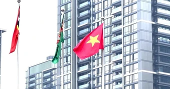 Quốc kỳ Việt Nam tung bay tại Nagoya, mở màn hành trình Asiad 20