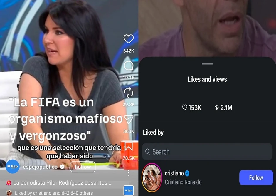 Ronaldo 'thích' bài đăng cáo buộc FIFA thiên vị Messi - Báo TinVina Ronaldo 'thích' bài đăng cáo buộc FIFA thiên vị Messi - Báo TinVina