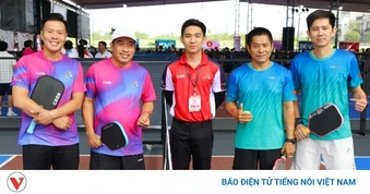 Rực lửa với 800 vận động viên tranh tài tại giải Pickleball lớn nhất ĐBSCL